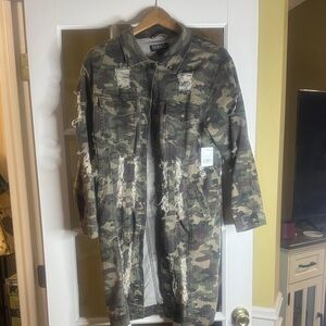 Brand New!! Thrill Camouflage Military Jacket